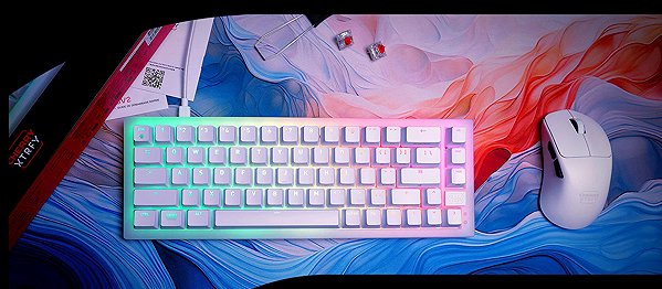 Gaming Keyboard CHERRY XTRFY K5V2, White - US ...