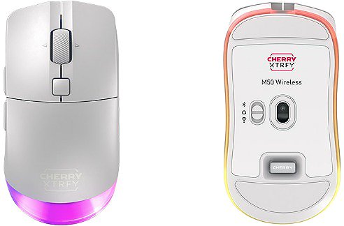 Gaming-Maus CHERRY XTRFY M50 Wireless, White ...