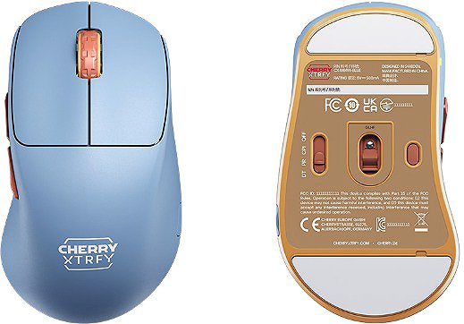 Gaming Mouse CHERRY XTRFY M64W, Blue ...