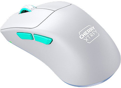 Gamer egér CHERRY XTRFY M64W, White ...