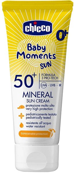 CHICCO Baby Sunscreen with Minerals SPF50+ , 75ml, 0m+ .