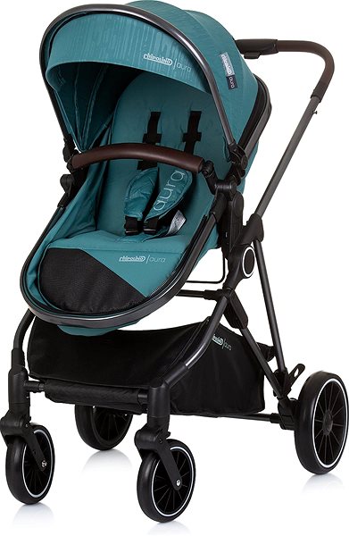 Baby Buggy CHIPOLINO Combination pushchair Aura 2in1 Teal ...
