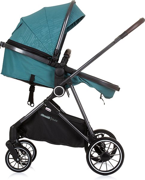Baby Buggy CHIPOLINO Combination pushchair Aura 2in1 Teal ...