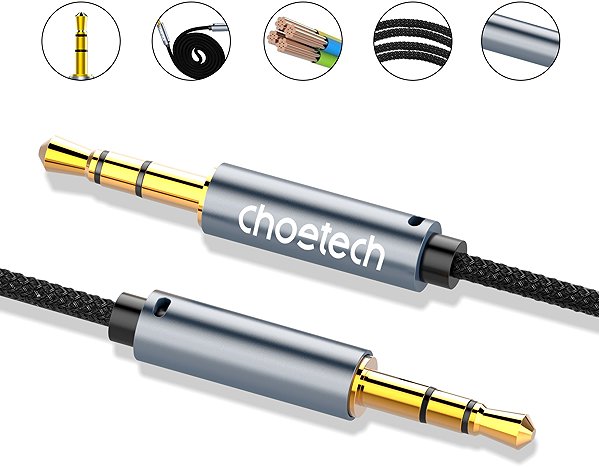 AUX Cable ChoeTech 3 5mm dc male to male extend cable ...