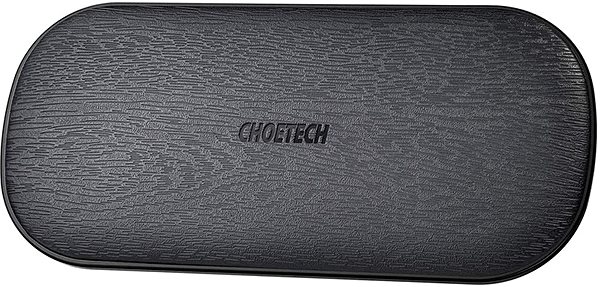 Vezeték nélküli töltő ChoeTech 5-Coils Dual Wireless Fast Charger Pad 2x 10W Black Képernyő