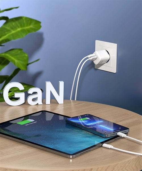 AC Adapter ChoeTech PD33w A+C wall charger(white) ...