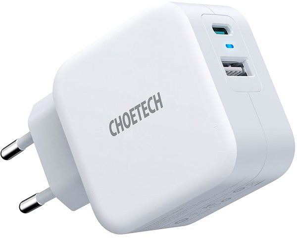 Netzladegerät ChoeTech PD 38W USB-C+A Wall Charger ...