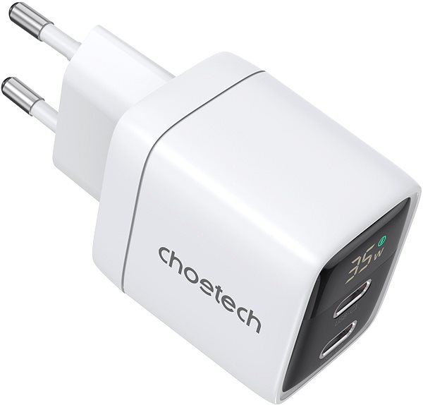 Netzladegerät ChoeTech PD35W Dual Type-C GAN PD35W Wall Charger, white ...