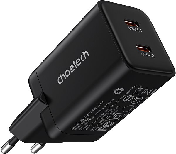 AC Adapter ChoeTech NexGen PD45W GAN 2C Wall Charger ...