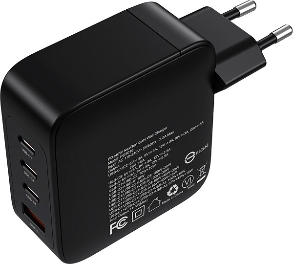 AC Adapter ChoeTech NexGen 3C1A 140W GaN wall charger ...
