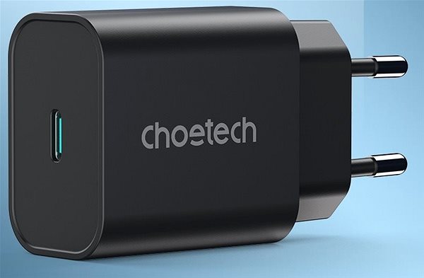 Netzladegerät ChoeTech USB-C PD PPS 25W Fast Charger Screen