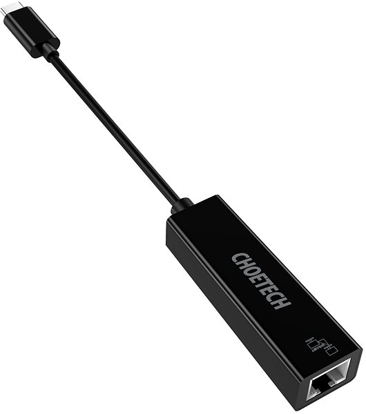 Átalakító ChoeTech Type-C (USB-C) to RJ-45 (Network) Female Adapter Oldalnézet