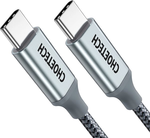 Adatkábel ChoeTech PD Type-C (USB-C) 100W Nylon Braided Cable 1.8m Csatlakozási lehetőségek (portok)