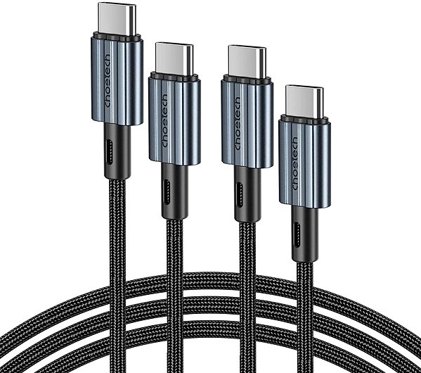 Data Cable Choetech USB-C 60W cable 1.2M Black ...