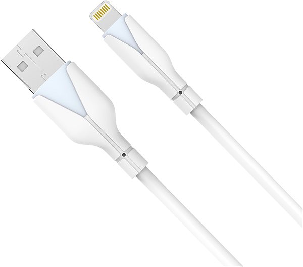 Adatkábel ChoeTech Lightning to USB Cable, 1 m, fehér ...