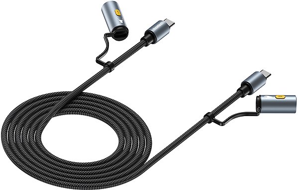 Data Cable ChoeTech Smart PD60W 4-in-1 Type-c to Type-C cable ...