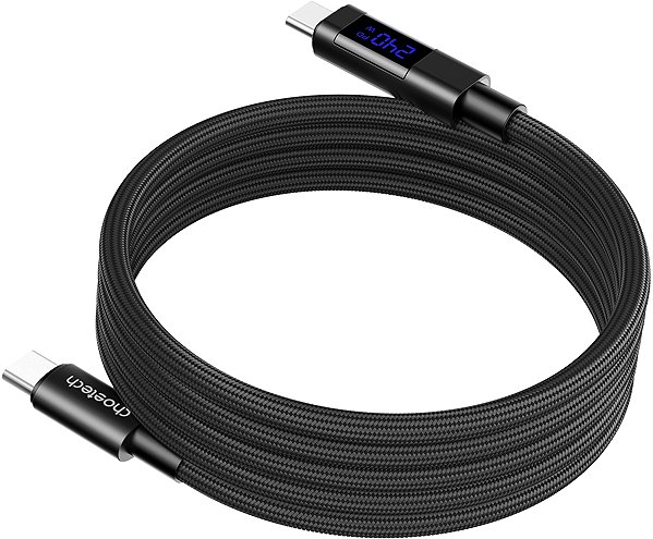 Data Cable ChoeTech PD240W USB-C to USB-C Digital Display Magnet 1.8m Cable ...