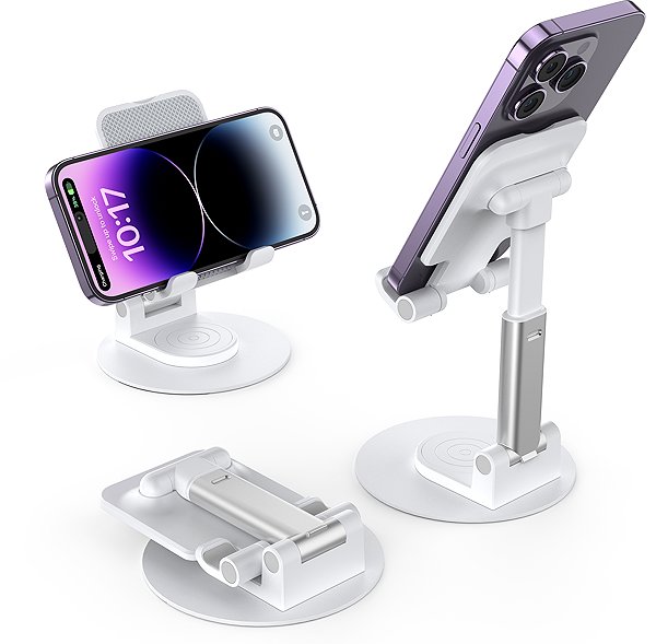 Phone holder Choetech 360 Degree Rotation Desktop Mobile/ipad stand--white ...