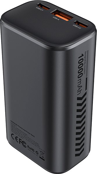 Power Bank ChoeTech 10,000mAh PD30W 3Ports & TFT Display Power Bank ...