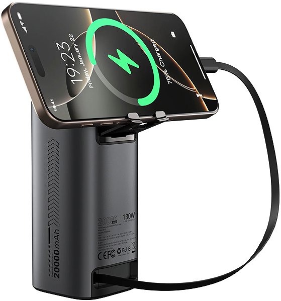 Power Bank ChoeTech TFT 20000mAh PD130W Power Bank with input/output cable ...