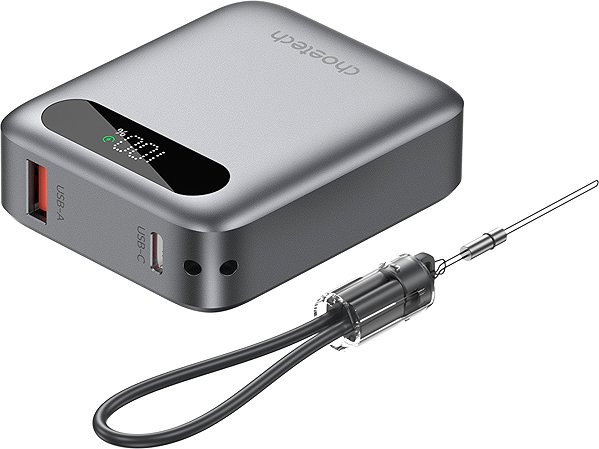 Power Bank ChoeTech CCC Certified 10000mAh mini Digital Power Bank-grey ...