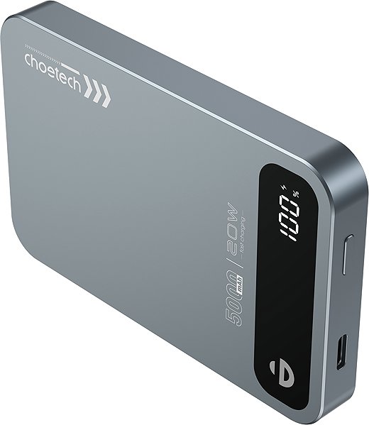 Power Bank Choetech Solid State 5000mAh Magnetic Power Bank ...