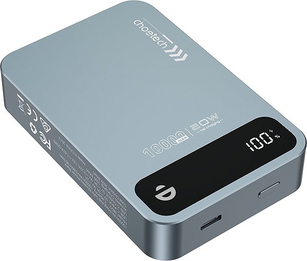 Power Bank ChoeTech Solid State 10000mAh Magnetic Power Bank ...