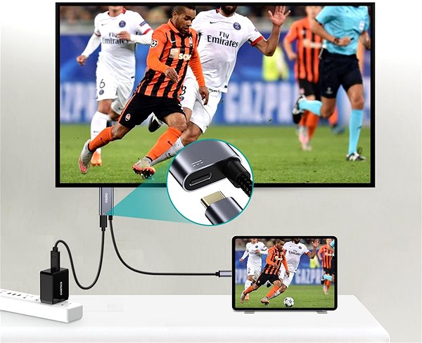 Videokabel Choetech USB-C to HDMI Cable with PD Charging Mermale/Technologie