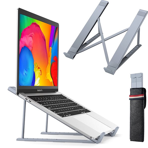 Handyhalterung Choetech Foldable Laptop stand Grey ...