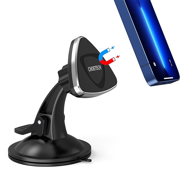 Držiak na mobil Choetech Magnetic Car Phone Mount Vlastnosti/technológia