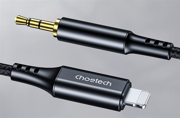 AUX Cable Choetech Lightning to 3.5mm Male Audio Cable 1m ...