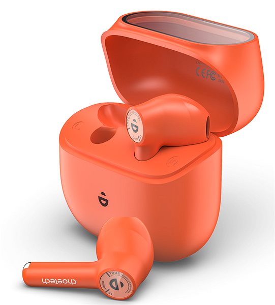 ChoeTech BH-T19 wireless headphones orange .