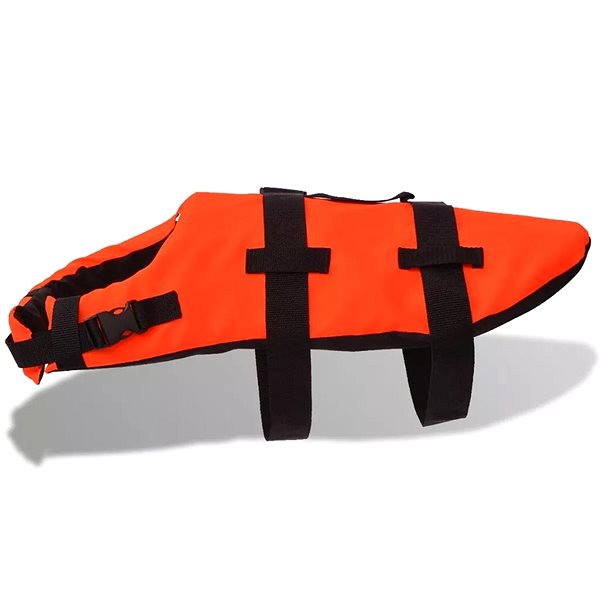 Plávacia vesta pre psov Shumee - Plávajúca záchranná vesta pre psa oranžová S ...
