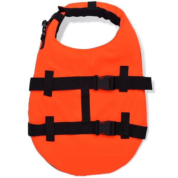 Plávacia vesta pre psov Shumee - Plávajúca záchranná vesta pre psa oranžová S ...