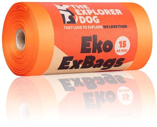 Vrecká na psie exkrementy Explorer Dog 15 vreciek v 1 kotúči ...