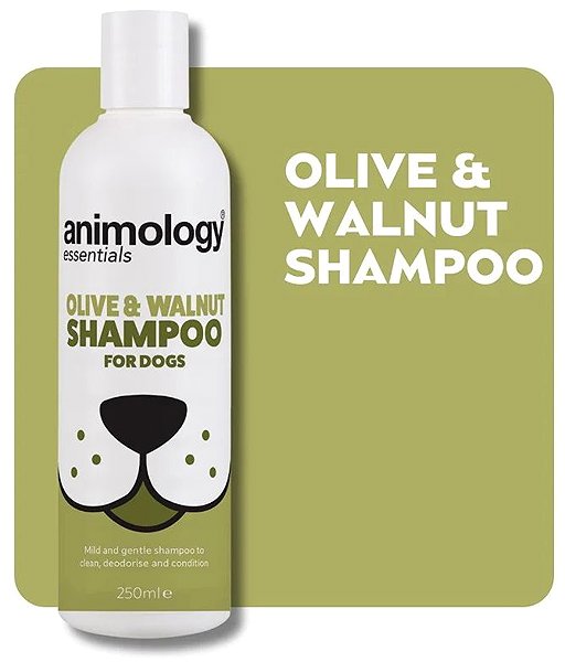 Shampoo for dogs Animology Essentials Shampoo for dogs olive and walnut 250 ml .