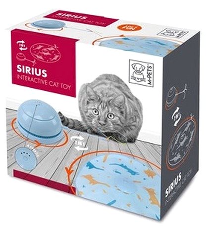 Interaktívna hračka pre mačky M-Pets Sirius mix farieb 18,5 × 10 cm ...