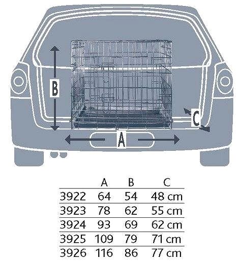 Klietka pre psa Trixie Transportná klietka č. 5 – 109 × 79 × 71 cm ...