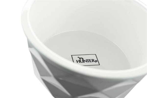 Miska pre psa Hunter keramická miska Eiby 1900 ml sivá ...