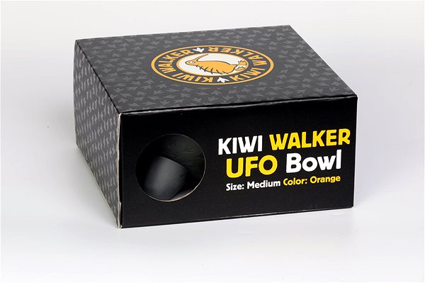 Miska pre psa Kiwi Walker UFO miska, oranžová, 750 ml ...