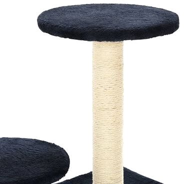 Cat Scratcher Shumee Cat Scratcher with Sisal Posts Dark Blue 40 × 30 × 60cm Features/technology