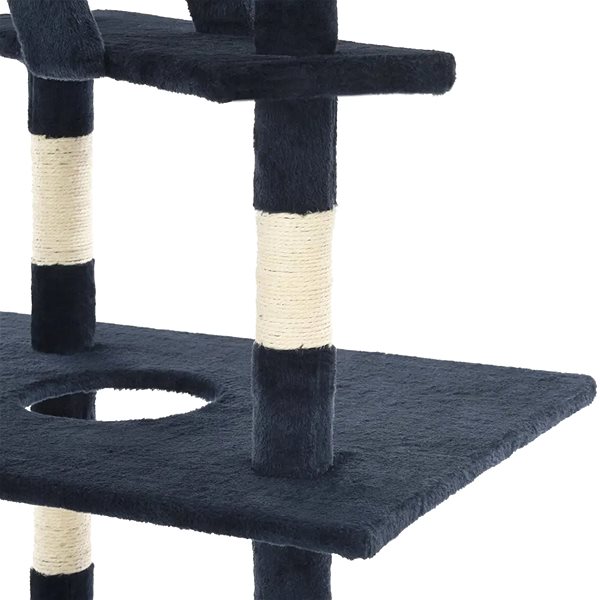 Cat Scratcher Shumee Cat Scratcher with Sisal Column Dark Blue 230-260cm Features/technology