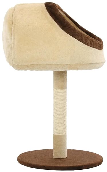 Cat Scratcher Shumee Cat Scratcher with Sisal Posts Beige-brown 72cm Lateral view
