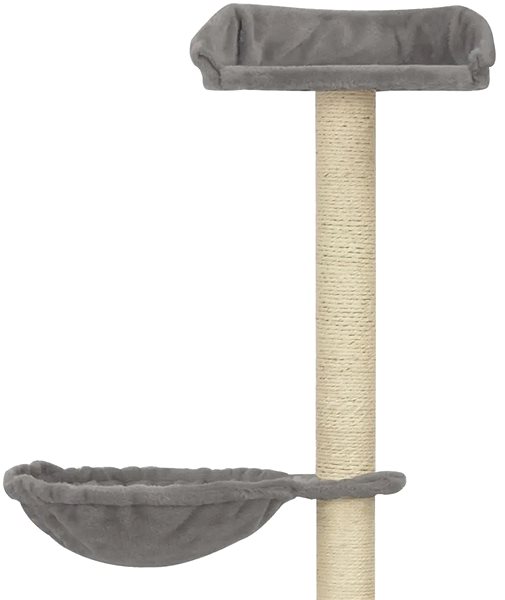 Cat Scratcher Shumee Cat Scratcher with Sisal Posts, Grey 148cm Features/technology