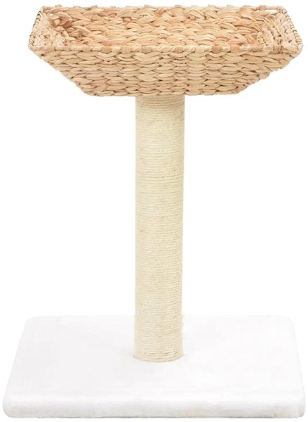 Cat Scratcher Shumee Cat Scratcher with Sisal Posts Sea Grass 48 × 40 × 40cm Screen