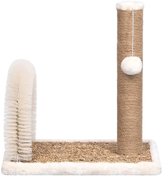 Škrabadlo pre mačky Shumee Škrabadlo so škrabkadlom morská tráva 49 × 42 × 29 cm ...