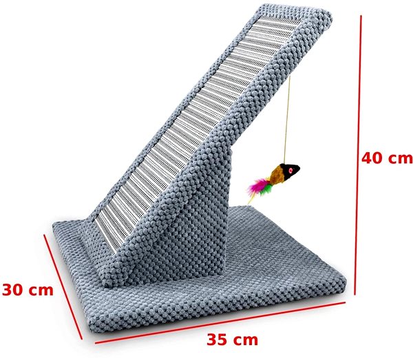 Cat Scratcher Argi Arya Beige 40 × 35 × 30cm Technical draft