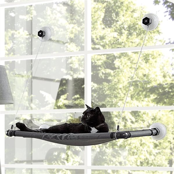 Pelech M-Pets Horizon okenné odpočívadlo pre mačky do 10 kg Lifestyle