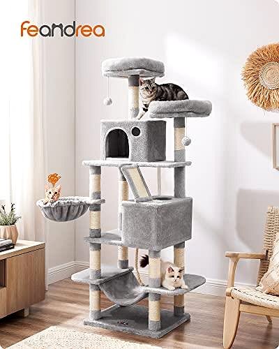 Cat scratching post Artenat Cat tree Jandry, 168 cm, grey .