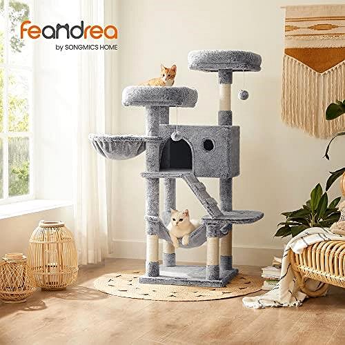 Cat scratching post Artenat Cat tree Shamir, 135 cm, grey .